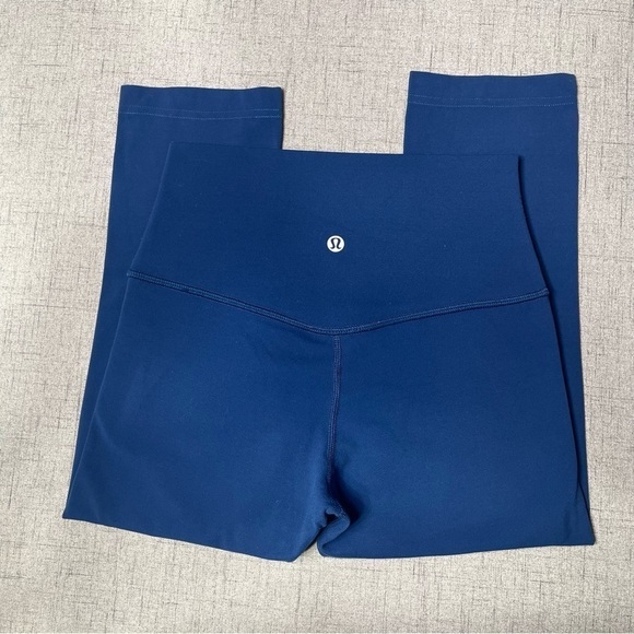 Lululemon Blue Align Crop Leggings High Rise Pants 4 - Picture 8 of 12